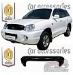 Дефлектор капота (черный) HYUNDAI SANTA FE (2001-2007)