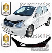 Дефлектор капота (черный) TOYOTA VITZ CLAVIA (1999-2003)