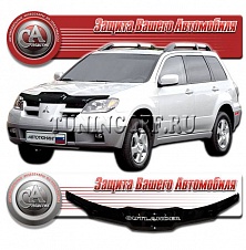 Дефлектор капота (серый) MITSUBISHI OUTLANDER