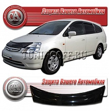 Дефлектор капота (Прозрачный) HONDA STREAM (2000-2003)