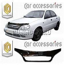 Очки на фары (Прозрачные) CHEVROLET LANOS (06-)
