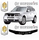 Дефлектор капота (прозрачный) BMW X3 (03-)