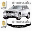 Дефлектор капота (прозрачный) BMW X3 (03-)