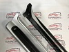 Подножки боковые с подсветкой (Серебро) TOYOTA LAND CRUISER 200