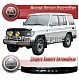 Дефлектор капота (Серый) LAND CRUISER 70 (1985-2007)